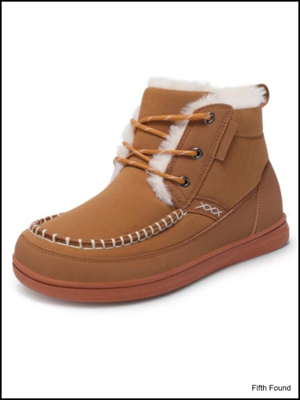 Women's Fuzzy Wide Fit Zero Drop Water Resistant Winter Snow Boots Ankle